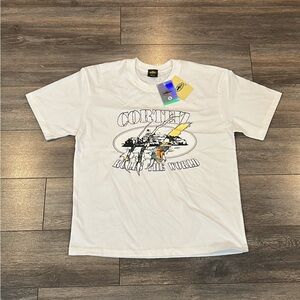 Corteiz CRTZ “Rule The World” T-Shirt – White – Size S